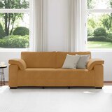  Trosjed Smeđi 220x77x82 cm Baršun | shoptok.hr