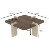 Hanah home sto za kafu poalla walnut travertine | ePonuda.com