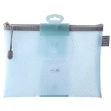 Zippit mesh M, fascikla sa zipom, A5, plava