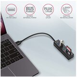 Axagon Hub 3x USB 3.2 + čitalnik SD, MicroSD, 20 cm USB-A | Shoptok.si