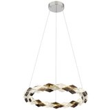 Globo Karilion LED viseća svjetiljka (36 W, Ø x V: 55 x 130 cm, Srebrna) Cijene