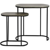 Light & Living Kovinske stranske mizice v kompletu 2 ks 26x53 cm Bocov – | Shoptok.si