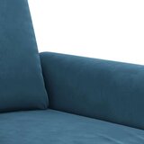  3-dijelni set sofa s jastucima plavi baršunasti | shoptok.hr