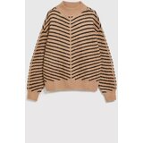 Marisse Beige And Black Striped Sweater | ePonuda.com