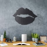 Wallity Zidna dekoracija Lip, 35 x 49 cm, Crna | ePonuda.com