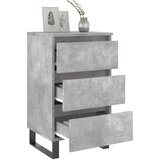  Noćni ormarići 2 kom boja betona 40x35x69 cm konstruirano drvo | shoptok.hr