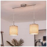 Brilagi LED luster na sajli NUBILA 2xE27/60W/230V svetlo braon | Eponuda.com