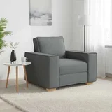 fotelja tamno siva 100x78x84 cm tkanina