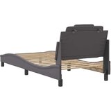  Okvir za krevet Viana bez madraca sivi 80 x 200 cm od umjetne kože | shoptok.hr