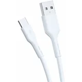 Ms CABLE 3A fast charging USB-A 2.0- USB-C, 1m, bijeli