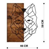 WALLXPERT dekorativni drveni zidni pribor wolf 1 | ePonuda.com