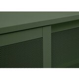Unique Furniture Temno zelena kovinska TV omarica 160x55 cm Veep – | Shoptok.si