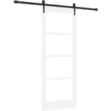  Klizna vrata Bijela i crna 83 x 211 cm | shoptok.hr