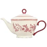 Bordo/boje slonovače porculanski čajnik 920 ml Cyril –