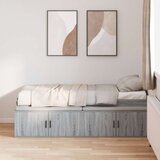 Krevet s odlaganjem siva sonoma 75x190 cm | shoptok.hr