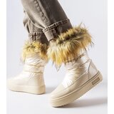 Big Star Beige insulated snow boots Cene