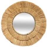Atmosphera Zidno ogledalo ALBA prečnika 57 cm od rafije | Eponuda.com