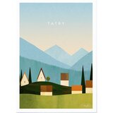 Travelposter Plakat 50x70 cm Tatry - Travelposter Cene