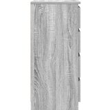  Komoda s ladicama Siva Sonoma 37,5x35x99 cm Konstruirano drvo | shoptok.hr