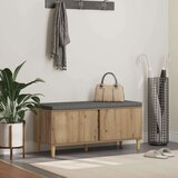  Haldna klop z blazino z vrati Umetni hrast 100 x 38 x 46 cm, (5000155671) | Shoptok.si