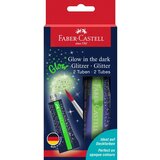 Faber_castell FABER CASTELL Glitter glow in the dark tube 2x12ml 125092 cene
