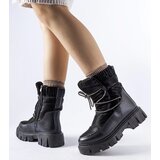 Gemre Black snow boots with rhinestones Pettenasco | Shoptok.si