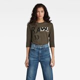 G-star T-shirt - Compact jersey o green Cene