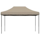 Šator za zabave Sivo-smeđa 279 x 410 x 315 cm Oxford tkanina | shoptok.hr