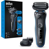 Braun Series 5 51-B1500s električni brivnik + nadomestna glava Blue | Shoptok.si