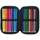MILAN Pernica trostruka sa priborom Sunset serija, black and pink P12 | shoptok.hr