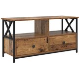 TV ormar Staro drvo 90 x 33 x 45 cm Inženjerska drva i čelik | shoptok.hr