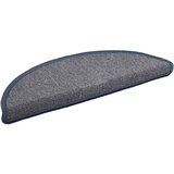  Prostirke za stepenice 15 kom 56x17x3 cm svijetlo sive i plave poluokrugle | shoptok.hr