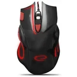 Miš ESPERANZA GAMING HAWK 7D MX401, BLACK-RED, 2400dpi, double-click, ergonomic, EGM401KR