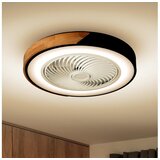  Brilagi-LED prigušiva svetiljka sa ventilatorom LED/30W/230V 3000-6500K crna/hrast +daljinski upravljač | Eponuda.com