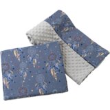 Medi Partners Quilt 75x100 + pillow 35x30 cotton + minky – Dreamcatchers + gray minky | ePonuda.com