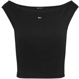 Tommy Hilfiger Majice s kratkimi rokavi TJW BOAT NECK TOP SS DW0DW20234 Črna Cene