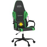  igraća stolica crno-zelena od umjetne kože | shoptok.hr