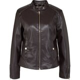 Orsay Dark brown women's faux leather jacket - Women's | shoptok.hr
