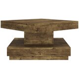  Stolić za kavu tamnosmeđi 60 x 60 x 35 cm MDF | shoptok.hr