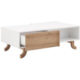 Bessagi Home klubska miza vira, bela, barva bora | Shoptok.si