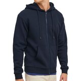 Jack & Jones muška dukserica s kapuljačom i zatvaračem Bradley (plava) Cijene
