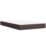  Krevet box spring s madracem tamnosmeđi 120 x 190 cm od tkanine | shoptok.hr