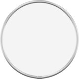  Zidno ogledalo srebrno Ø 20 cm okruglo | shoptok.hr