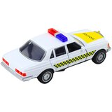 Classic Police Car Metal Drive Opening Doors White 1:32 | Shoptok.si