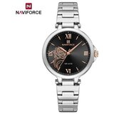Naviforce nf5060 ženski ručni sat kvarcni mehanizam crni ( NF5060 CRNI ) Cene
