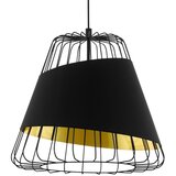 Eglo Austell viseća lampa E27, Ø36 cm, crna/zlatna, 49446 | shoptok.hr
