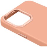 Satin silikonski ovitek za iPhone 14 6.1 - mat mareličen | Shoptok.si
