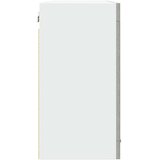 Viseći stakleni ormarić "Lyon" betonsko sivi 80x31x60 cm | Eponuda.com