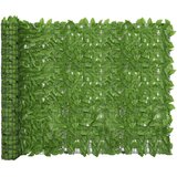 Furnova Balkonsko platno za zasebnost z zelenimi listi 300x150 cm, (21919217) | Shoptok.si