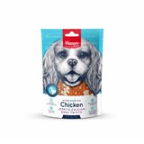 WANPY Priboljšek Dog Jerky & Calcium Bone Twists piščanec 100 g Cene